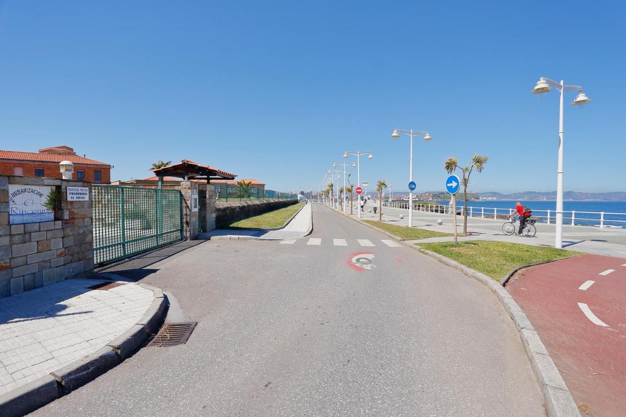 158A Triplex Rinconin Con Piscina Villa Gijón Eksteriør billede